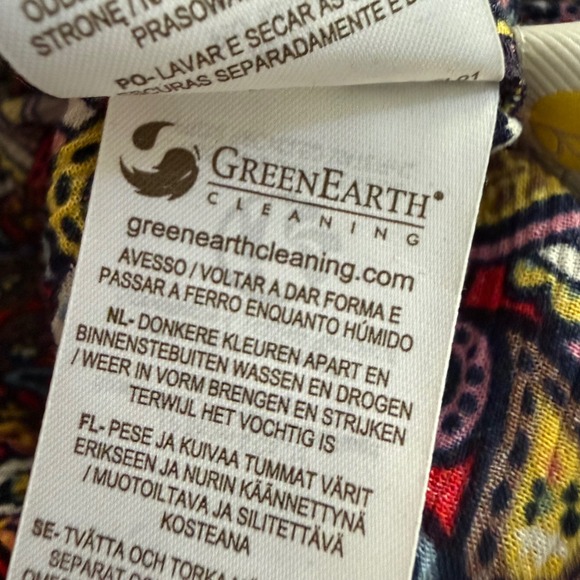 BODEN CRINKLE TAPERED TROUSERS TASSEL DRAWSTRING PAISLEY PRINT US 10 - Picture 11 of 12